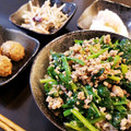 kmbvf's cooksnap of when they made ☆ほうれん草の肉味噌和え☆.