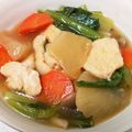 ☆マカロンmama☆'s cooksnap of when they made 子供喜ぶ♡とろ～り鶏胸肉と大根の煮物.