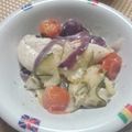 ルチアーノ★★★'s cooksnap of when they made 鶏と野菜のアンチョビワインマヨソテー☆.