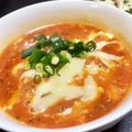 ☆GSSQHY☆'s cooksnap of when they made マグご飯　トマトスープ＋納豆＋チーズ.