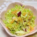 ゆけり３兄弟's cooksnap of when they made 油控えても美味☆キャベツとリンゴのサラダ.