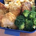 hkkn's cooksnap of when they made スパイシーチキン照焼き丼弁当.