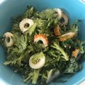 パド太郎's cooksnap of when they made 簡単すぐできる！春菊とちくわのサラダ.
