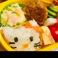 コウノトリ4S's cooksnap of when they made キャラ弁♡簡単！お稲荷ｄｅキティちゃん.