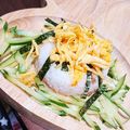 Love☆akiyuzu's cooksnap of when they made 子どもも大人も感動♡簡単ちらし寿司ケーキ.