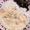 のりこったん's cooksnap of when they made とろっとろ～卵で♥️カルボナーラごはん.