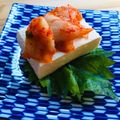 azbjbn's cooksnap of when they made 夏メニュー！キムチ、ごま油豆腐！.