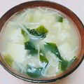 ひとはるまま's cooksnap of when they made 豆腐×ほうれん草・えのきの味噌汁♪.
