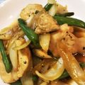 ケロトモ's cooksnap of when they made むね肉・玉ねぎのレモンタレ焼き♪.