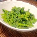 milestone★'s cooksnap of when they made 菜の花の辛子和え.