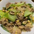 みさりママ's cooksnap of when they made 卵入り☆豚とチンゲン菜の中華風炒め.