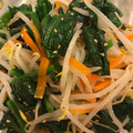 きよっきよ's cooksnap of when they made もやしとほうれん草のナムル.