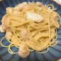 ♪まーたん♪'s cooksnap of when they made お店より美味しい❤絶品!タラコパスタ.