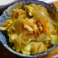 あゆもりん's cooksnap of when they made 鶏とキャベツの生姜風味炒め.