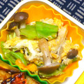 nosso's cooksnap of when they made キャベツとシメジをポン酢で炒めて卵とじ✨.