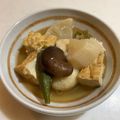 ♪ゆかたん♡'s cooksnap of when they made うどんスープでほくほく里芋大根厚揚の煮物.
