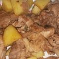 にしちよ's cooksnap of when they made 豚肉とじゃがいもの甘辛炒め.