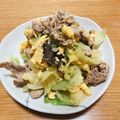 ぷにぷにもみじ's cooksnap of when they made 豚とトロ玉キャベツの中華炒め　.