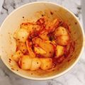 すぬ♥'s cooksnap of when they made 塩揉み大根と胡瓜☆キムチで浅漬け！.