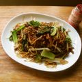 花時計咲いた's cooksnap of when they made ひき肉の焼きそば♪熱々で！.