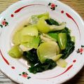 ポニーリボン's cooksnap of when they made チンゲン菜のスープ和え.