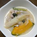 norikeiママ's cooksnap of when they made かぼちゃと豚肉のコクまろみそ汁.
