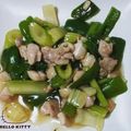 ありん＊'s cooksnap of when they made 鶏肉とセロリとピーマンの塩炒め.