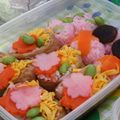 conta0602's cooksnap of when they made 【カラフル野菜てまり寿司】.