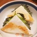 まおにゃん426's cooksnap of when they made ハンペン♡シソチーズ挟み焼き.