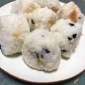 kana✩'s cooksnap of when they made 梅とわかめの混ぜ込みおにぎり.