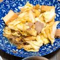qumiy's cooksnap of when they made 絹あげとキャベツの肉味噌炒め.