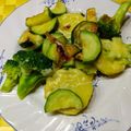 karo55's cooksnap of when they made ズッキーニとブロッコリーの簡単チーズ焼き.