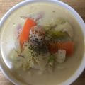 かおり♡♡♡'s cooksnap of when they made 長ねぎとベーコンの野菜たっぷりチャウダー.