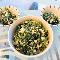 ainuinu's cooksnap of when they made 春菊のごま和え（白和え）基本の和食・副菜.