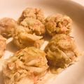 えびっ子ちゃん's cooksnap of when they made キャベツとカニかまのお手軽シュウマイ.