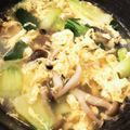y_u♡'s cooksnap of when they made チンゲン菜のたまごスープ♪.