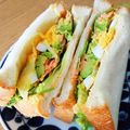 mai＊tart's cooksnap of when they made 欲張りサンドウィッチ♡BLTAEC♬.