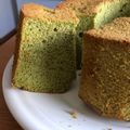 ちまちまかあさん。's cooksnap of when they made 米粉の抹茶シフォン（油無し）.
