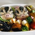 すずぴか's cooksnap of when they made キャラ弁☆ウリムーおにぎり（ポケモン）♪.
