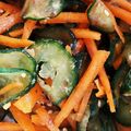 さやぷのおかあちゃん's cooksnap of when they made 学校給食　きゅうりとにんじんのおかか和え.