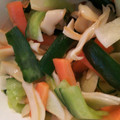 蒼井音子's cooksnap of when they made いかくんサラダ♪〜学校給食編.