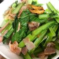 キュキュットさん's cooksnap of when they made 簡単！小松菜とベーコンのニンニク風味炒め.