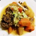 ともぞんび's cooksnap of when they made 母の味♡大根・人参・牛肉の煮物.