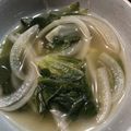 クックZ8J4H4☆'s cooksnap of when they made レタスとベーコンのさっぱりスープ(^^).
