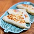 cookanon's cooksnap of when they made フライパン焼き☆クリームチーズナン.