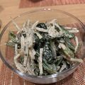 あかぴょんちき's cooksnap of when they made ✨簡単ほうれん草とごぼうのサラダ✨.