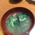 ngta05's cooksnap of when they made きくらげたっぷり☆豆苗と卵の中華スープ♪.