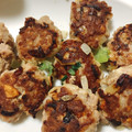 クックOPZ7VB☆'s cooksnap of when they made 鶏つくねの照り焼き 卵の黄身添え.