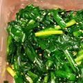 クックPINOK0☆'s cooksnap of when they made 【農家のレシピ】にらの塩昆布和え.