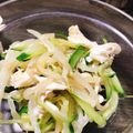 makiyuzu's cooksnap of when they made ササミともやし胡瓜★あっさり塩ナムル.